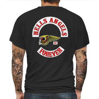 Hells Angels Forever T Shirt Long Sleeve Hoodie Sweatshirt Mens Back Print T-shirt | Favorety UK