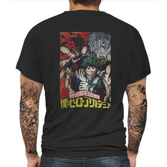 My Hero Academia Mens Back Print T-shirt | Favorety