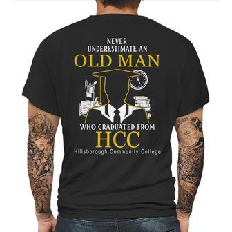 Hillsborough Community College Mens Back Print T-shirt | Favorety