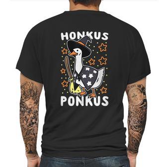 Honkus Ponkus Hocus Pocus Goose Halloween Witch Funny Cute Mens Back Print T-shirt | Favorety DE