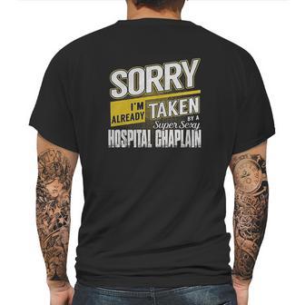 Hospital Chaplain Mens Back Print T-shirt | Favorety AU