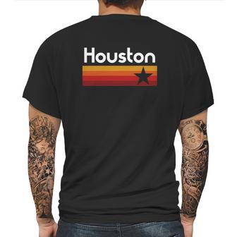 Houston Baseball Throwback Mens Back Print T-shirt | Favorety UK