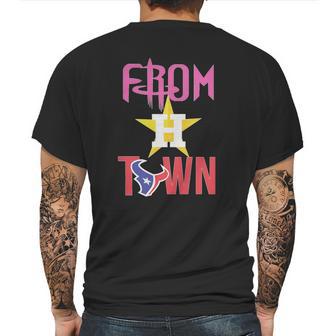 From Houston Town Mens Back Print T-shirt | Favorety AU