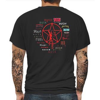 Huo Zao Graphic Of Rush Mens Back Print T-shirt | Favorety