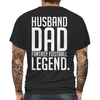 Husband Dad Fantasy Football Legend Mens Back Print T-shirt | Favorety DE