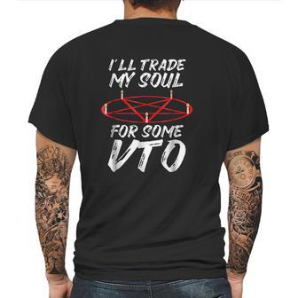 Ill Trade My Soul For Some Vto Halloween Mens Back Print T-shirt | Favorety