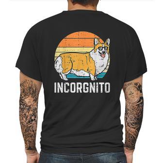 Incorgnito Welsh Corgi Sunset Retro Pet Dog Lover Owner Gift Mens Back Print T-shirt | Favorety CA