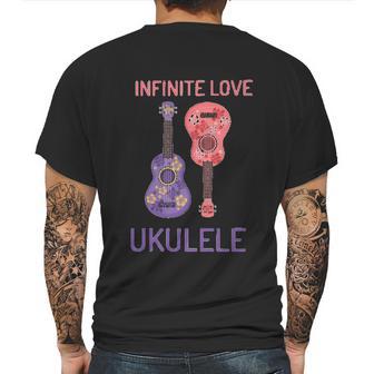 Infinite Love Ukulele Mens Back Print T-shirt | Favorety DE