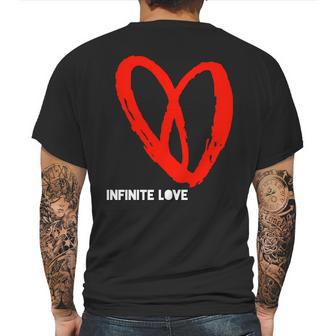 Infinite Love Valentine Heart Science Space Math Infinity T Mens Back Print T-shirt | Favorety UK