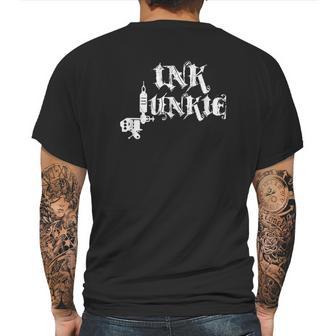 Ink Junkie Tattoo Artist Machine Mens Back Print T-shirt | Favorety UK