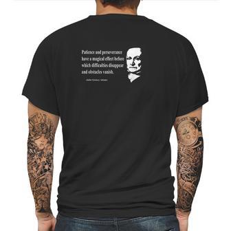 Inspirational Quote From John Quincy Adams Mens Back Print T-shirt | Favorety DE