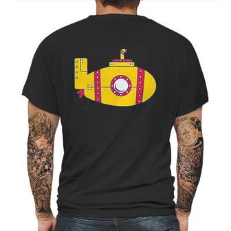 Instant Message Yellow Submarine Mens Back Print T-shirt | Favorety UK