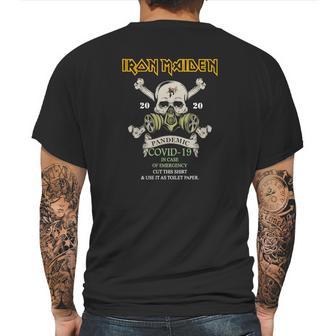 Iron Maiden 2020 Pandemic Mens Back Print T-shirt | Favorety UK