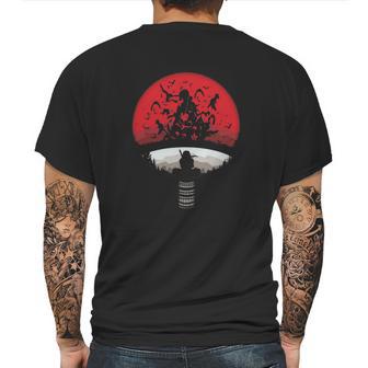 Itachi Uchiha Red Moon Naruto Mens Back Print T-shirt | Favorety AU