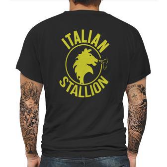 Italian Stallion Tshirt Mens Back Print T-shirt | Favorety AU