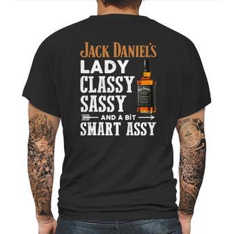 Jack Daniels Lady Classy Sassy And A Bit Smart Assy Shirt Mens Back Print T-shirt | Favorety