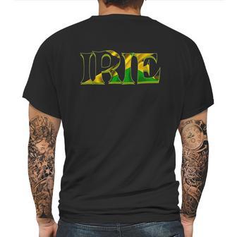 Jamaican Slang Irie Rasta Reggae Jamaican Slang Mens Back Print T-shirt | Favorety AU