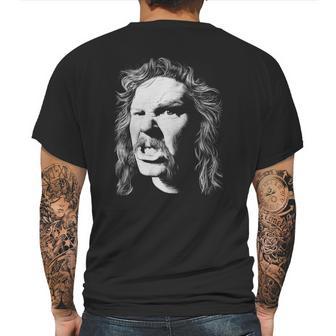 James Hetfield Bold Art Mens Back Print T-shirt | Favorety