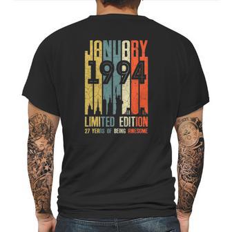 January 1994 27 Years Old 1994 Birthday Gift Mens Back Print T-shirt | Favorety DE