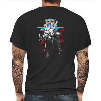 Jason Mv Agusta Mens Back Print T-shirt | Favorety