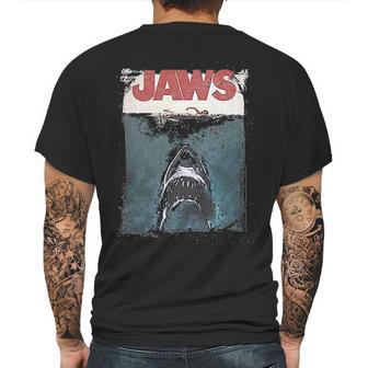 Jaws Shark Original Movie Poster Youth Mens Back Print T-shirt | Favorety DE