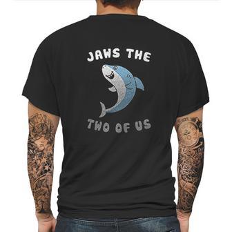 Jaws The Two Of Us Valentines Day Mens Back Print T-shirt | Favorety AU