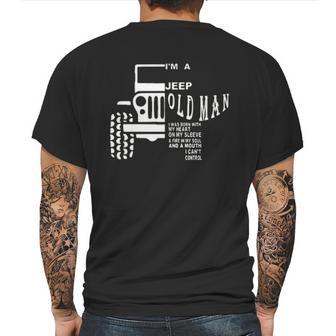 Jeep Old Man I Cant Control For Jeep Lover Aesthetic Gift 2022 Mens Back Print T-shirt | Favorety AU