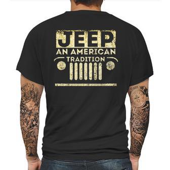 Jeep Retro Print An Amerian Enjoyable Gift 2022 Mens Back Print T-shirt | Favorety