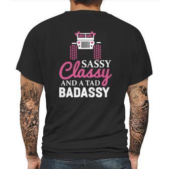 Jeep Sassy Classy And A Tad Badassy Mens Back Print T-shirt | Favorety UK