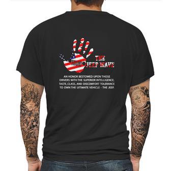 The Jeep Wave Mens Back Print T-shirt | Favorety AU