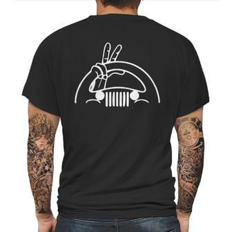 This Is The Jeep Wave Mens Back Print T-shirt | Favorety