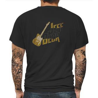 Jeff Beck His Yellow Telecaster Mens Back Print T-shirt | Favorety AU