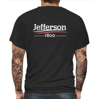 Jefferson 1800 Alexander Hamilton Musical Mens Back Print T-shirt | Favorety UK