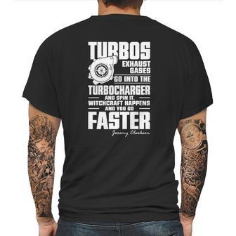 Jeremy Clarkson Quote Turbo Witchcraft Mens Back Print T-shirt | Favorety AU