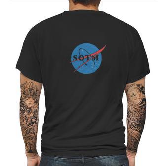 Jerry Garcia Standing On The Moon Lot Mens Back Print T-shirt | Favorety AU