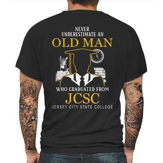 Jersey City State College Mens Back Print T-shirt | Favorety AU