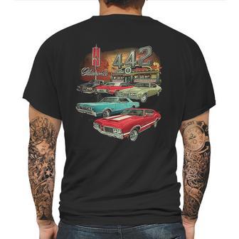 Joe Blow Ts Oldsmobile Mens Back Print T-shirt | Favorety