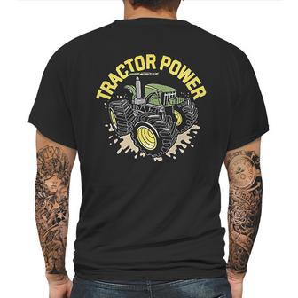 John Deere Boys Tractor Power Mens Back Print T-shirt | Favorety