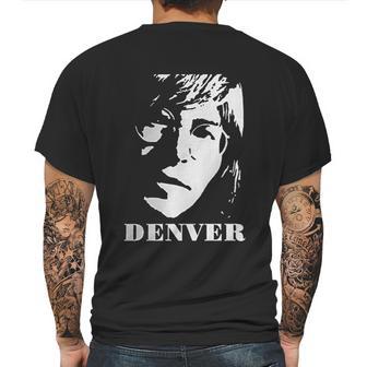 John Denver Tops Short Sleeved Round Neck Mens Back Print T-shirt | Favorety AU