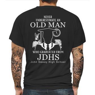 John Dewey High School Mens Back Print T-shirt | Favorety