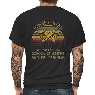 Johnny Utah Est 1991 School Of Surfing And Fbi Training Vintage Movie Mens Back Print T-shirt | Favorety UK