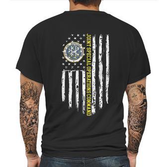 Joint Special Operations Command American Flag Mens Back Print T-shirt | Favorety UK