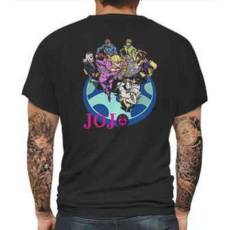 Jojo Bizarre Adventure Durable Mens Back Print T-shirt | Favorety