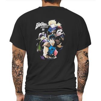 Jojos Bizarre Adventure Phantom Blood Black Mens Back Print T-shirt | Favorety CA