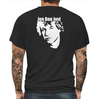 Jon Bon Jovi Mens Back Print T-shirt | Favorety