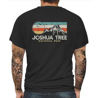 Joshua Tree National Park California Mens Back Print T-shirt | Favorety