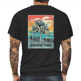 Joshua Tree National Park Vintage Artistic Mens Back Print T-shirt | Favorety UK