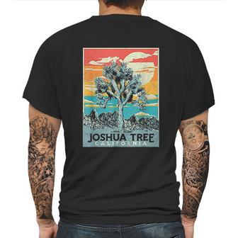 Joshua Tree National Park Vintage Artistic Graphic Design Mens Back Print T-shirt | Favorety