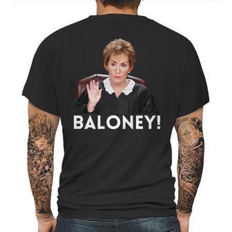 Judge Judy Baloney Mens Back Print T-shirt | Favorety UK