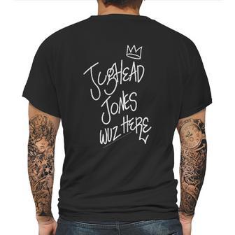 Jughead Wuz Here Boyfriend Mens Back Print T-shirt | Favorety